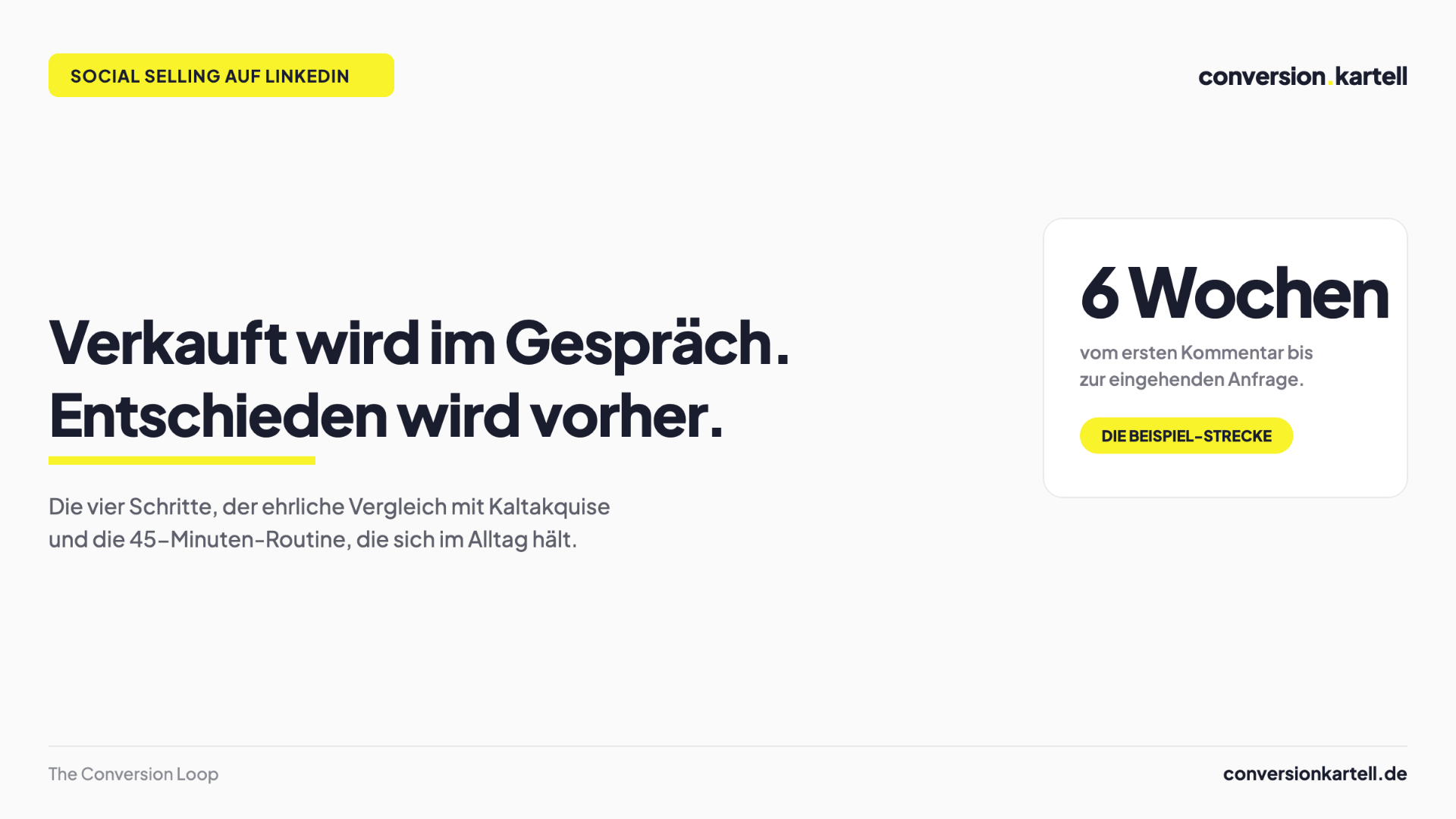 Social Selling auf LinkedIn: Beziehungen statt Kaltakquise