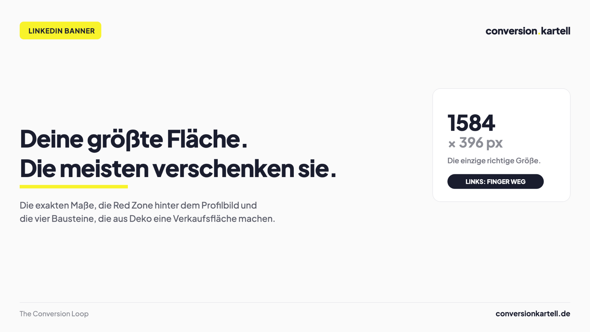 LinkedIn Banner: Maße, Red Zone und Aufbau für B2B-Profile