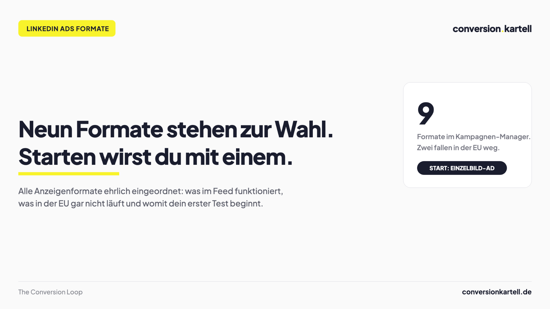LinkedIn Ads Formate im Überblick: welches Anzeigenformat wann sinnvoll ist